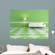 White Couch in a Classic Living Room Wall Mural