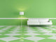 White Couch in a Classic Living Room Wall Mural
