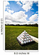 Golf Ball Pile at Driving Range Wall Mural