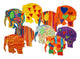 Painted elephant Wall Decal
