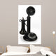 Candlestick Phone White Wall Mural