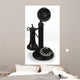 Candlestick Phone White Wall Mural
