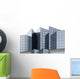 Angular Glass Office Building Exterior Wall Mural