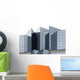 Angular Glass Office Building Exterior Wall Mural