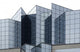 Angular Glass Office Building Exterior Wall Mural