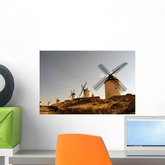 Windmills Consuegra Wall Decal