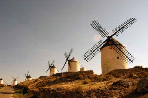 Windmills Consuegra Wall Decal