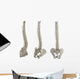 Three Spines Wall Stickers
