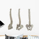 Three Spines Wall Stickers