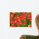 Field of Red Tulips Wall Mural