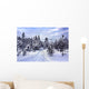 Snow Covered Tree Wall Mural