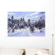 Snow Covered Tree Wall Mural