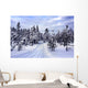 Snow Covered Tree Wall Mural