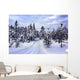Snow Covered Tree Wall Mural