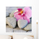 orchid and hearts Wall Mural