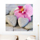 orchid and hearts Wall Mural
