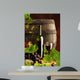 Red Wine Still Life With Cask Wall Mural