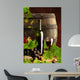 Red Wine Still Life With Cask Wall Mural