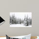 Winterwald Im Nebel Wall Mural