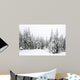 Winterwald Im Nebel Wall Mural