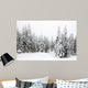 Winterwald Im Nebel Wall Mural