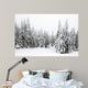 Winterwald Im Nebel Wall Mural