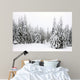Winterwald Im Nebel Wall Mural
