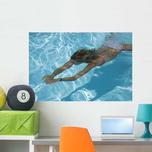 swimming Wall Mural