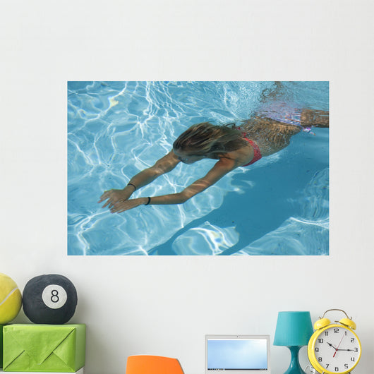 swimming Wall Mural