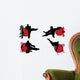 Red Black Karate Wall Decal