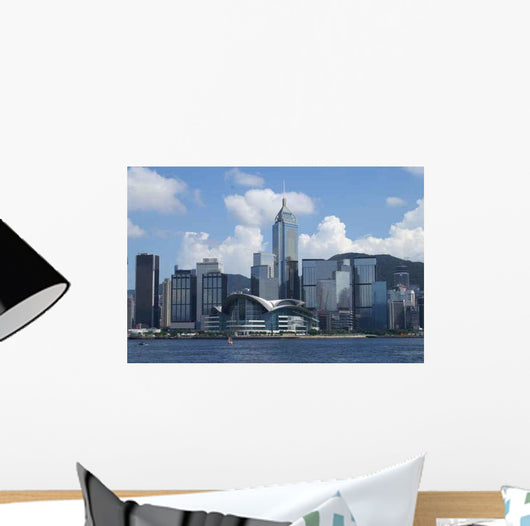 Hong Kong Skyline Wall Decal Design 1