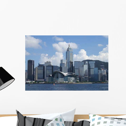 Hong Kong Skyline Wall Decal Design 1