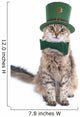 Cute St. Patrick's Day cat Wall Decal