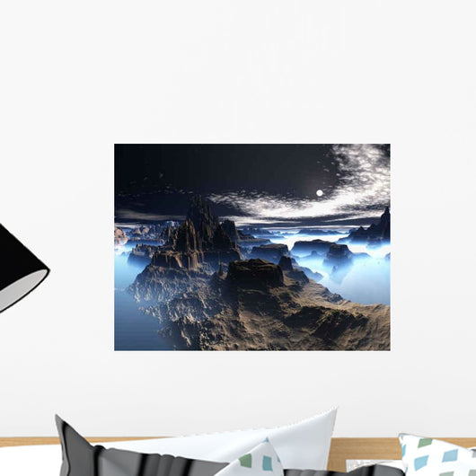 Witch Mountain Wall Decal