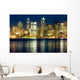 seattle at night Wall Mural