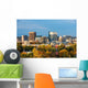 Autumn Trees and Skyline Wall Decal