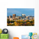 Autumn Trees and Skyline Wall Decal