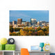 Autumn Trees and Skyline Wall Decal