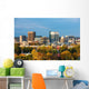 Autumn Trees and Skyline Wall Decal