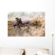 Dusty Debris Motocross Wall Decal