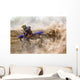 Dusty Debris Motocross Wall Decal