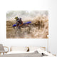 Dusty Debris Motocross Wall Decal