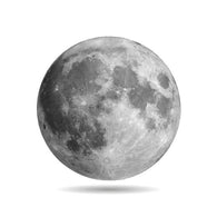 Realistic Full Moon Wall Decal