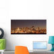 San Francisco Skyline Night Wall Decal