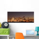 San Francisco Skyline Night Wall Decal