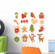 Christmas Cookies Set Ginger Wall Decal