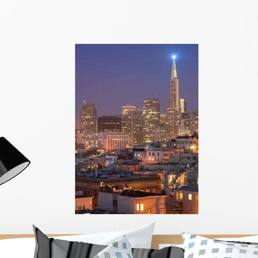 San Francisco North Beach Wall Decal