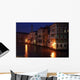 Venice Night Canal Grande Wall Decal