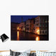 Venice Night Canal Grande Wall Decal