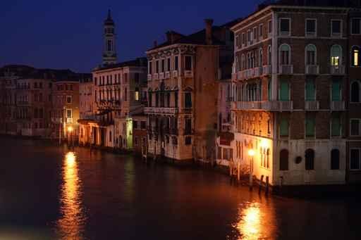 Venice Night Canal Grande Wall Decal